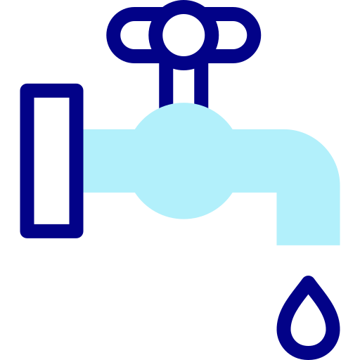 水 Detailed Mixed Lineal color icon