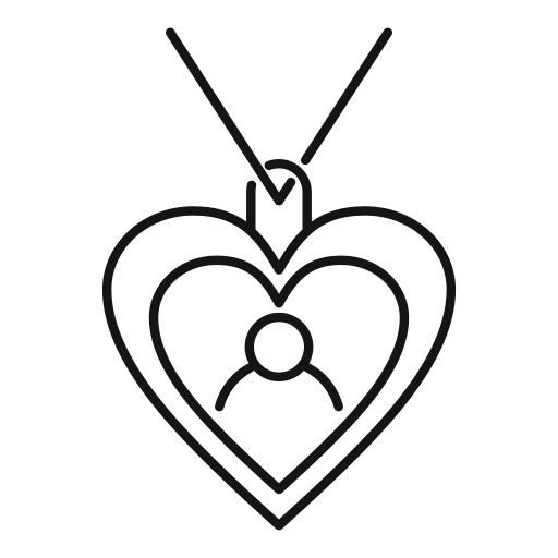cuore Generic outline icona