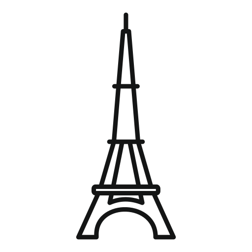 Eiffel Generic outline icon