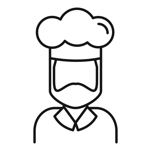 cocinero Generic outline icono
