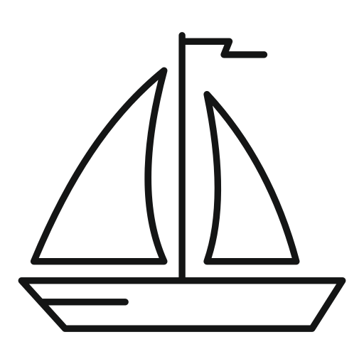 bateau Generic outline Icône