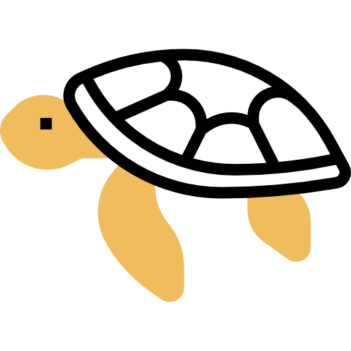 żółw Meticulous Yellow shadow ikona