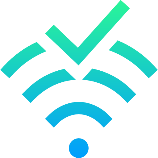 wifi Super Basic Straight Gradient icoon