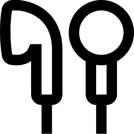 ヘッドフォン Super Basic Straight Outline icon