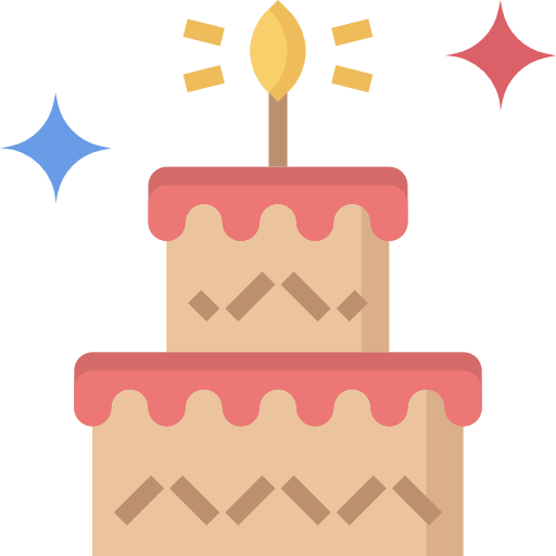 torta di compleanno Surang Flat icona
