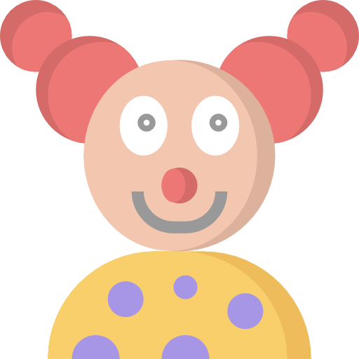 clown Surang Flat icona