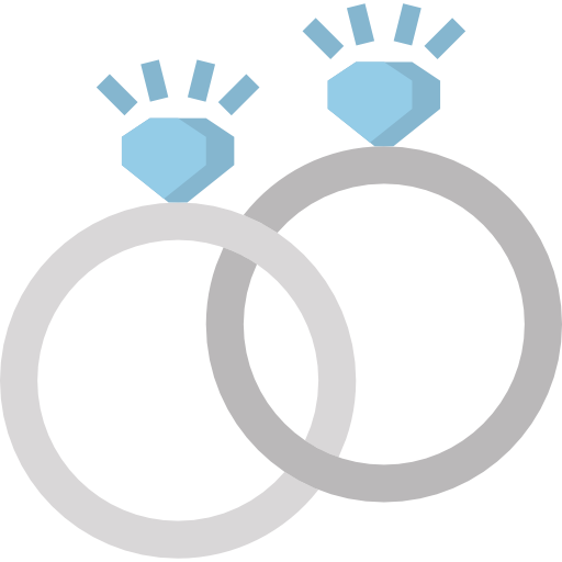 Wedding ring Surang Flat icon