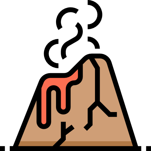 火山 Meticulous Lineal Color icon