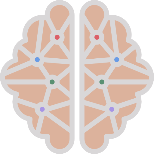 ludzki mózg Surang Flat ikona