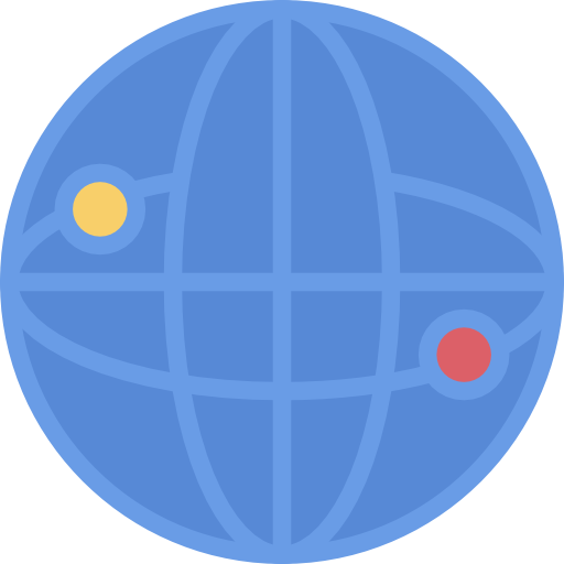 sieć globalna Surang Flat ikona
