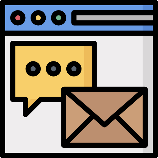 Email Surang Lineal Color icon