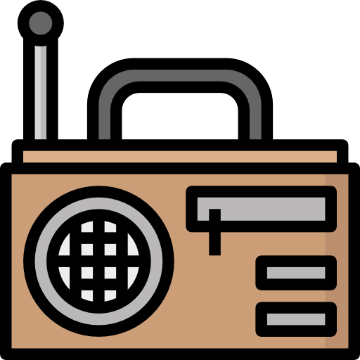 Radio Surang Lineal Color icon