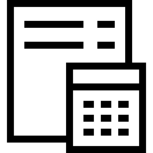 taschenrechner Pictogramer Outline icon