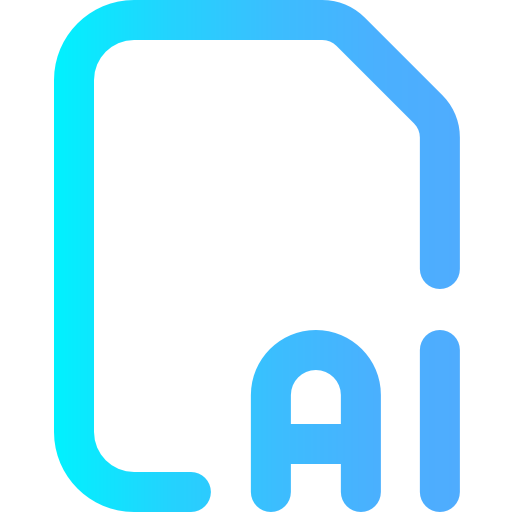 AI Super Basic Omission Gradient icon