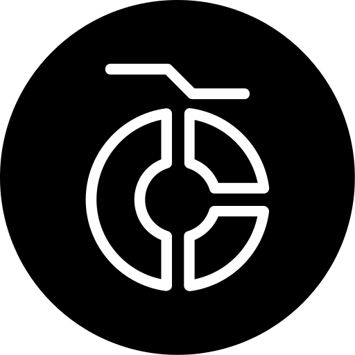 gráfico circular Generic black fill icono