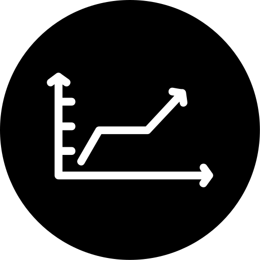 Линейный график Generic black fill иконка