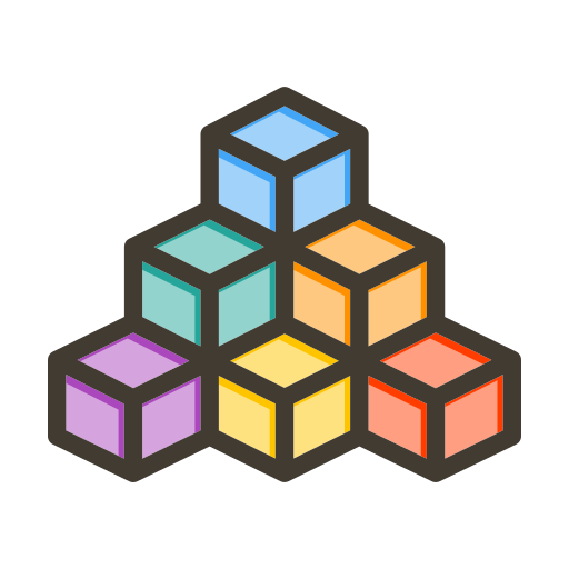 큐브 Generic color lineal-color icon