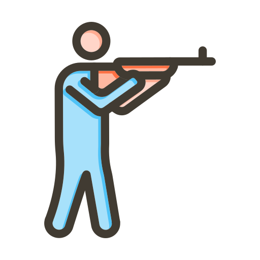 Shooting game Generic color lineal-color icon