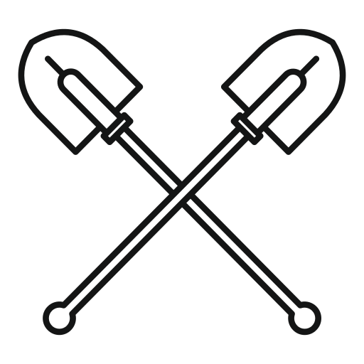 Shovel Generic outline icon