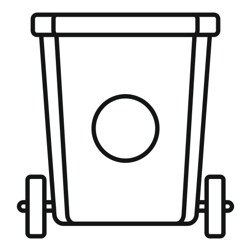 wózek Generic outline ikona