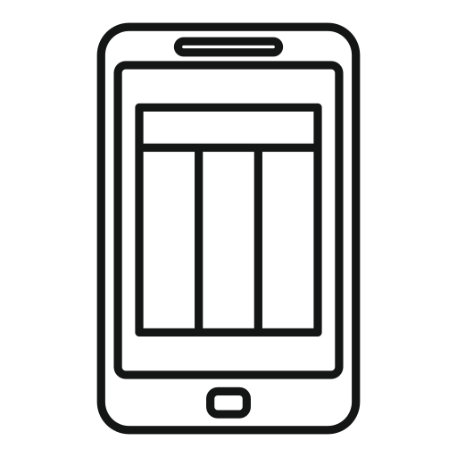 smartphone Generic outline icona