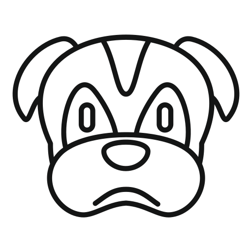 Собака Generic outline иконка
