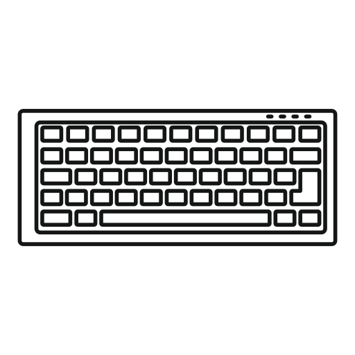 toetsenbord Generic outline icoon