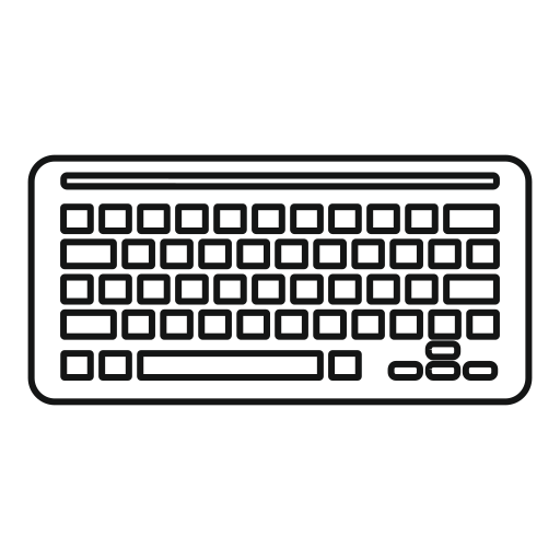 tastatur Generic outline icon