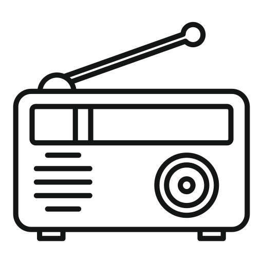radio Generic outline icoon