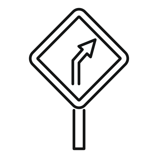 strada Generic outline icona