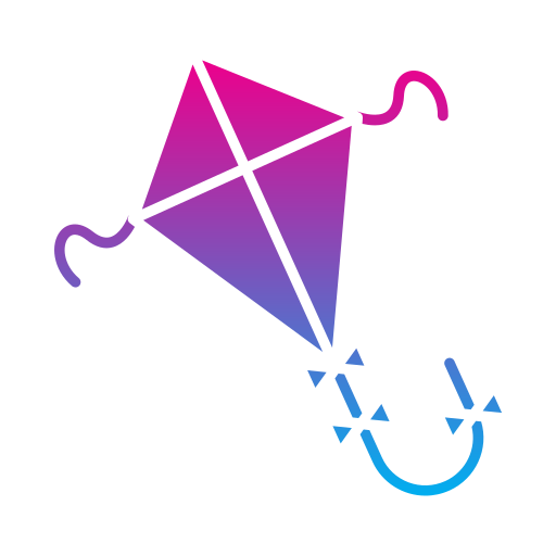 Kite Generic gradient fill icon