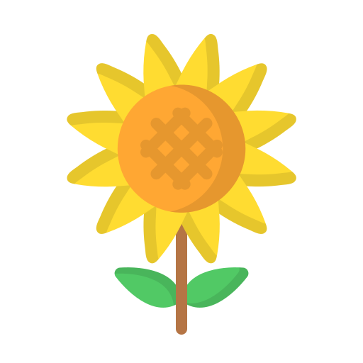 Sunflower Generic color fill icon