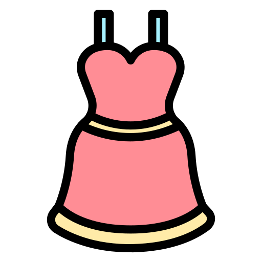 ウェディングドレス Generic color lineal-color icon