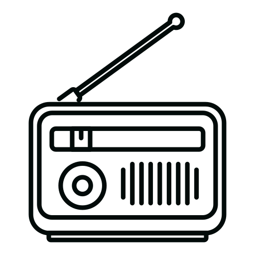radio Generic outline icona