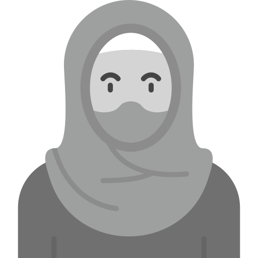 femme musulmane Generic color fill Icône