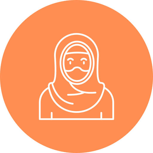 무슬림 여성 Generic color fill icon