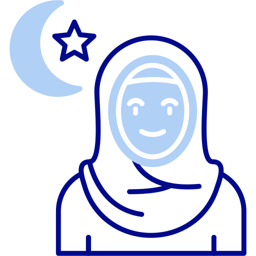 muslim Generic color lineal-color icon