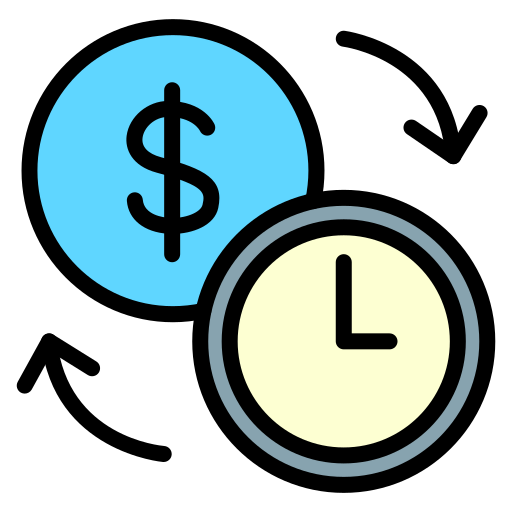 il tempo è denaro Generic color lineal-color icona