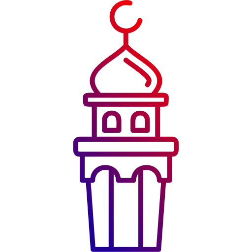 minaret Generic gradient outline Icône