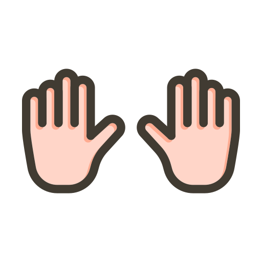 deux mains Generic color lineal-color Icône