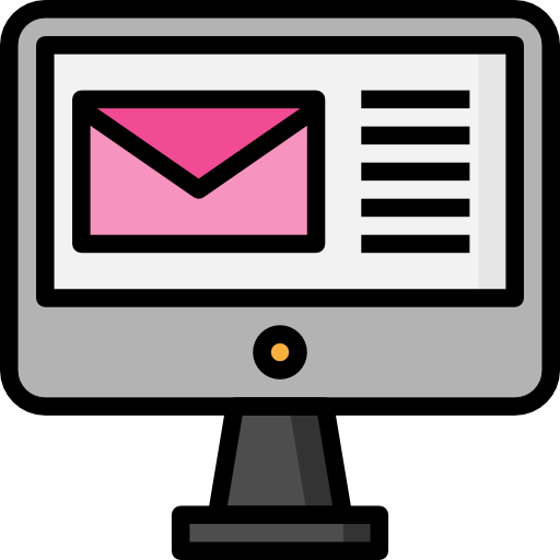 e-mail Surang Lineal Color ikona