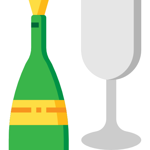 Champagne Surang Flat icon