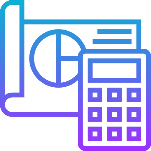 Calculations Meticulous Gradient icon