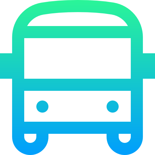 버스 Super Basic Straight Gradient icon