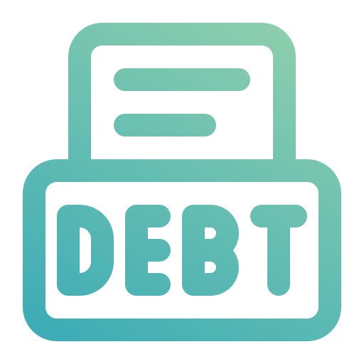 schulden Generic gradient outline icon