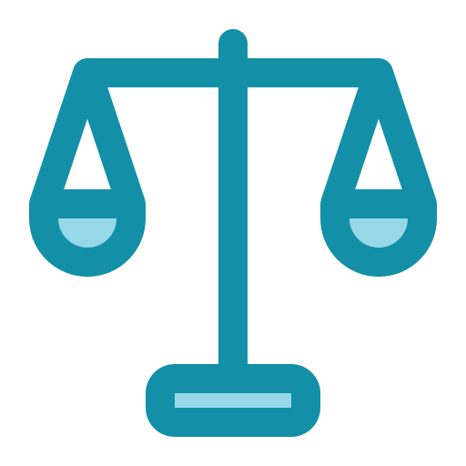 Scale of justice Generic color lineal-color icon