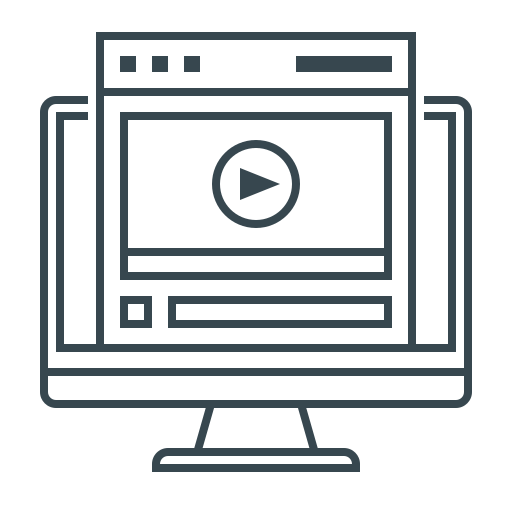 Videos Generic outline icon