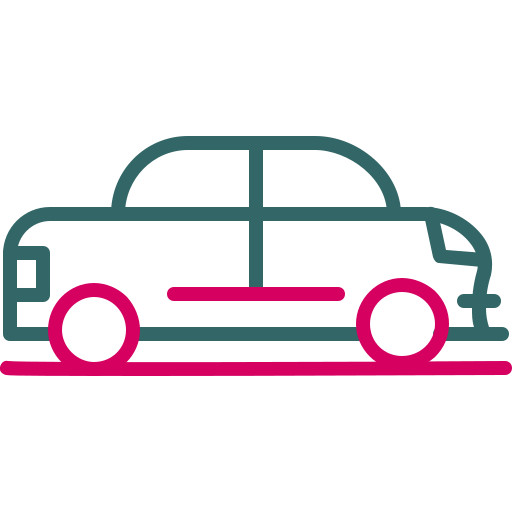 auto Generic color outline icona