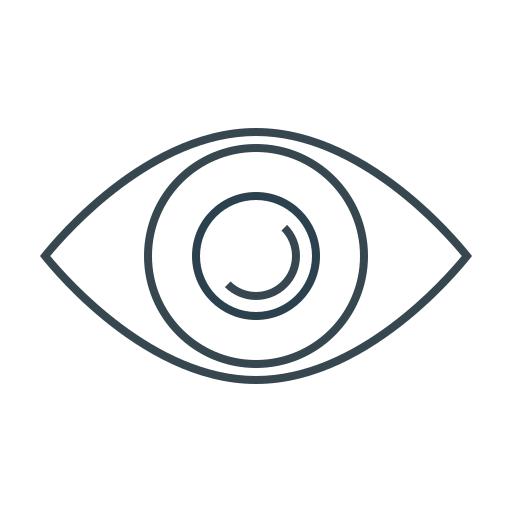 Eye Generic outline icon