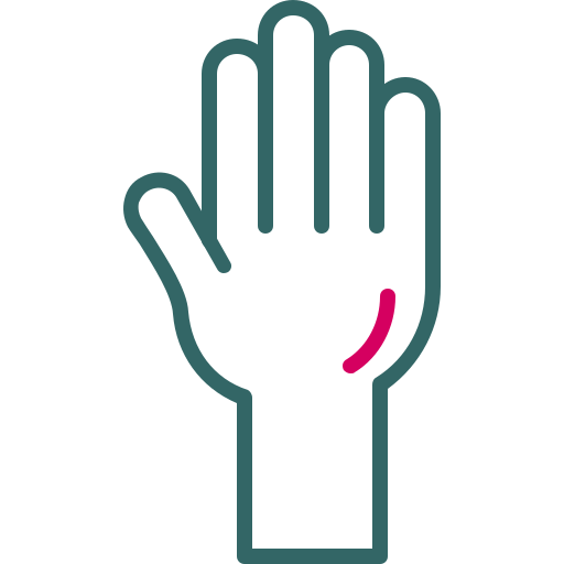 Hand up Generic color outline icon